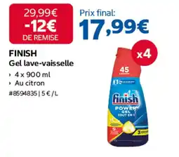 Costco FINISH Gel lave-vaisselle offre