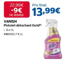 Costco VANISH Pistolet détachant Gold offre