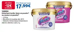 Costco Vanish Détachant textile blanc en poudre ou couleur en poudre offre