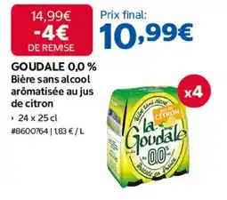 Costco Goudale 0,0 % offre