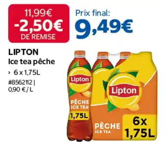 LIPTON Ice tea pêche