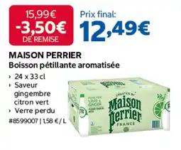 Costco MAISON PERRIER Boisson pétillante aromatisée offre