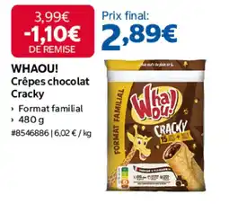 Costco WHAOU! Crêpes chocolat Cracky offre