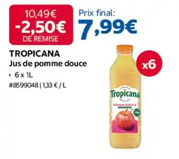 Costco Tropicana Jus de pomme douce offre