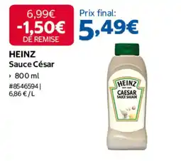 Costco HEINZ Sauce César offre
