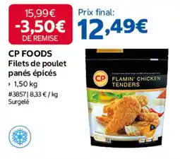 Costco CP FOODS Filets de poulet panés épicés offre