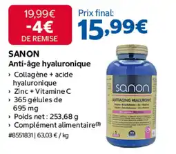Costco SANON Anti-âge hyaluronique offre