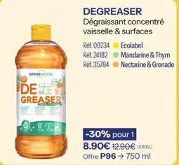Stanhome STANHOME DEGREASER offre