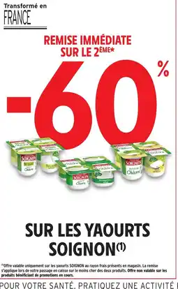 Intermarché Hyper Soignon yaourts offre
