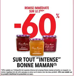 Intermarché Hyper Bonne maman intense offre
