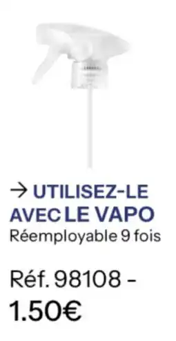 Stanhome Utilisez-le avec le vapo offre