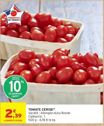 Tomates de France Tomate Cerise