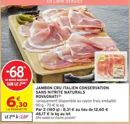 Intermarché Hyper Naturals Jambon cru italien offre
