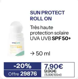 Stanhome STANHOME SUN PROTECT ROLL ON offre