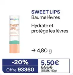 Stanhome STANHOME SWEET LIPS offre
