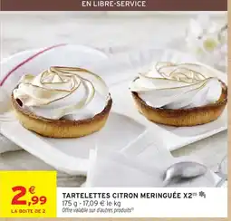 Intermarché Hyper TARTELETTES CITRON MERINGUÉE offre