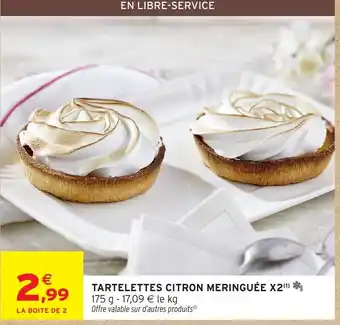 TARTELETTES CITRON MERINGUÉE