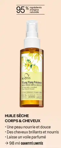 Stanhome Kiotis Ylang Ylang Précieux Huile Sèche Corps & Cheveux offre