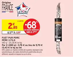 Intermarché Hyper Père 3 Fils offre