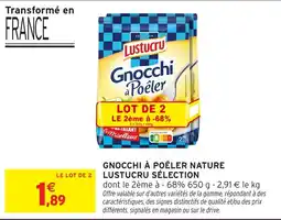 Intermarché Hyper Lustucru Gnocchi à Poêler offre