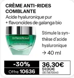 Stanhome Dr.Pierre Ricaud Crème anti-rides comblante offre