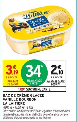 Intermarché Hyper La Laitière Vanille Bourbon offre