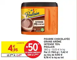 Intermarché Hyper Poulain Poudre chocolatée offre