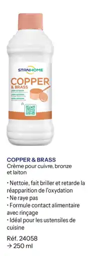 Stanhome Stanhome copper & brass offre