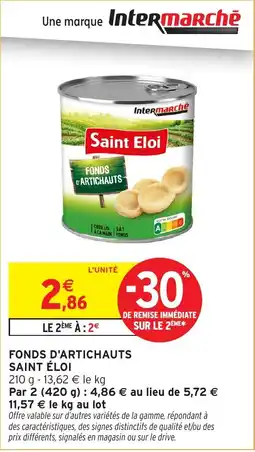 Intermarché Hyper Saint Eloi Fonds d'artichauts offre