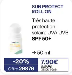 Stanhome STRNHOME SUN PROTECT ROLL ON offre