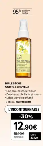 Stanhome Kiotis huile seche corps & cheveux offre