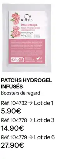 Stanhome Kiotis patch hydrogel infuses offre