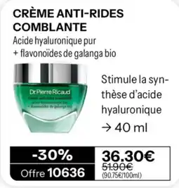 Stanhome Dr.Pierre Ricaud Crème anti-rides comblante offre