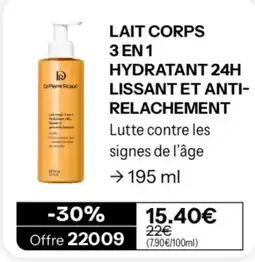 Stanhome Dr.Pierre Ricaud LAIT CORPS 3 EN 1 offre