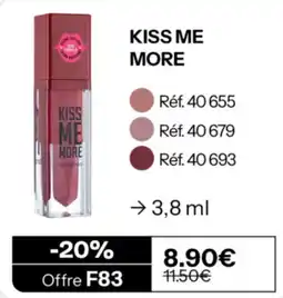 Stanhome KISS ME MORE lip tattoo offre