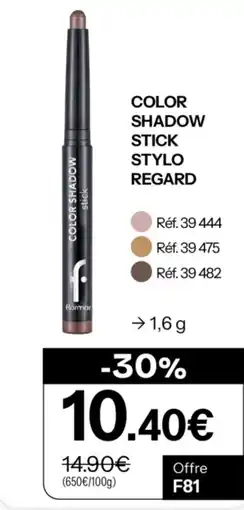 Stanhome flormar COLOR SHADOW stick offre