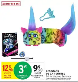 Intermarché Hyper DJ furblets Beyblade offre