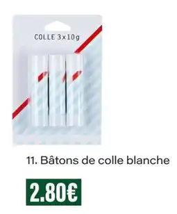 Monop' COLLE Bâtons de colle blanche offre
