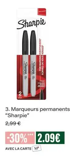 Monop' Sharpie Marqueurs permanents offre