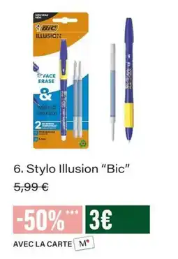 Monop' BIC Stylo Illusion offre
