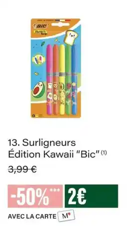 Monop' Bic Surligneurs offre