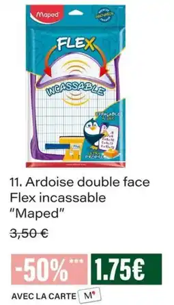 Monop' Maped Ardoise double face Flex incassable offre