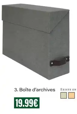 Monop' Boîte d'archives offre