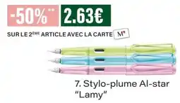 Monop' Lamy Stylo-plume Al-star offre