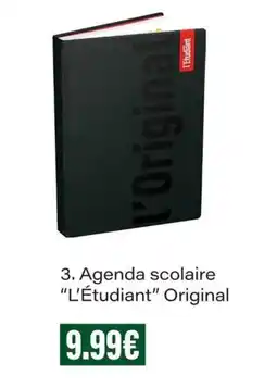 Monop' L'Étudiant Agenda scolaire offre