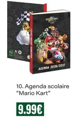 Monop' Mario Kart Agenda scolaire offre