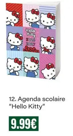 Monop' Hello Kitty Agenda scolaire offre