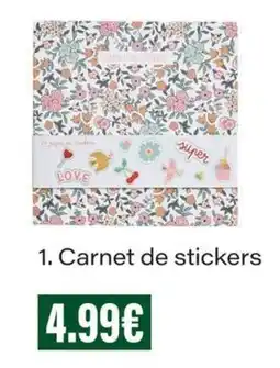 Monop' Carnet de stickers offre