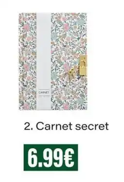 Monop' Carnet secret offre
