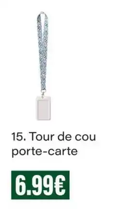 Monop' Tour de cou porte-carte offre